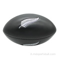 Palla di rugby in pelle di tutti i neri